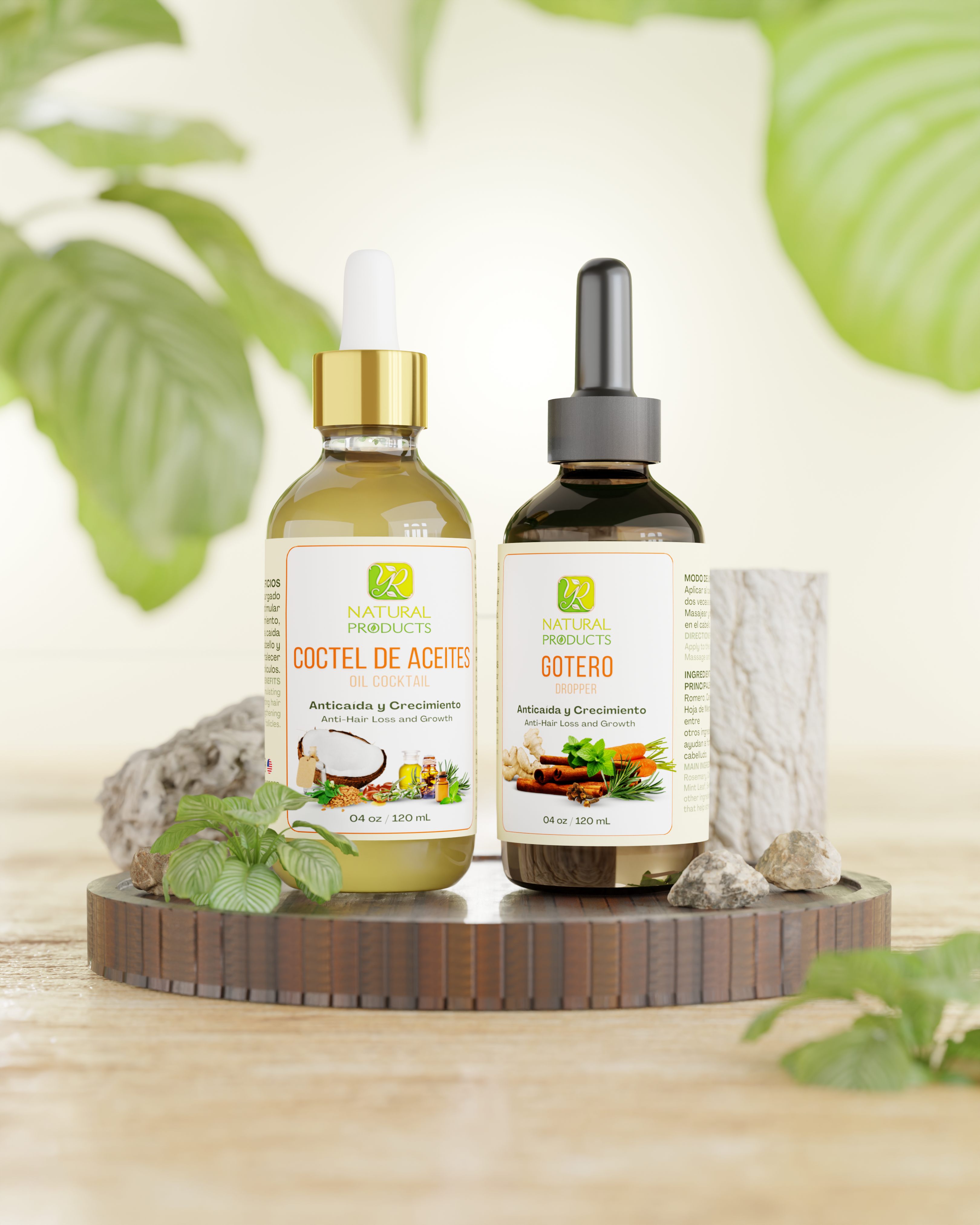 Dúo Anticaida & crecimiento Gotero+ Aceite