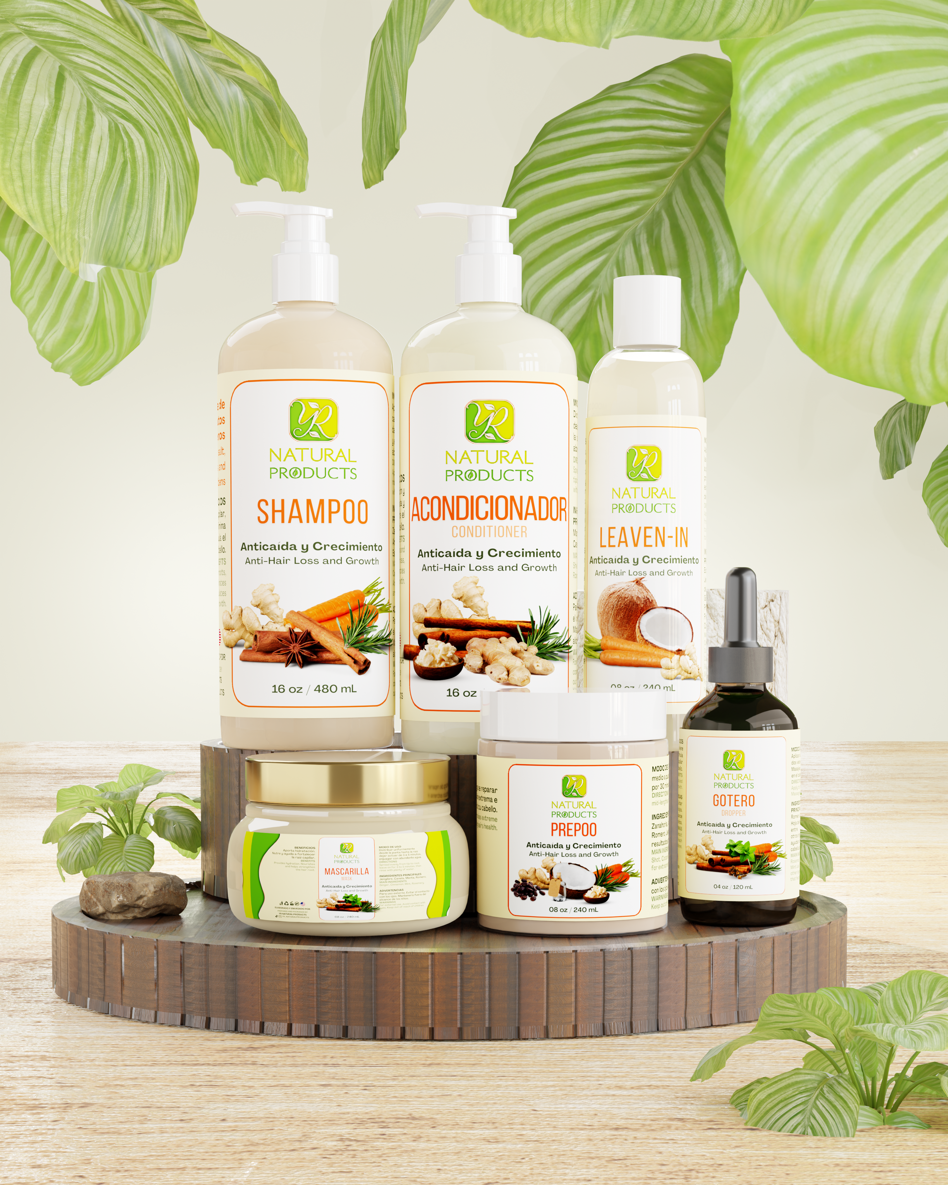 Línea Básica Anticaída y Crecimiento